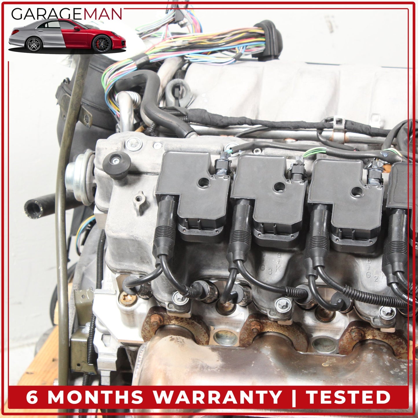 2003-2006 Mercedes R230 SL500 RWD 5.0L V8 Engine Motor Assembly OEM 130K