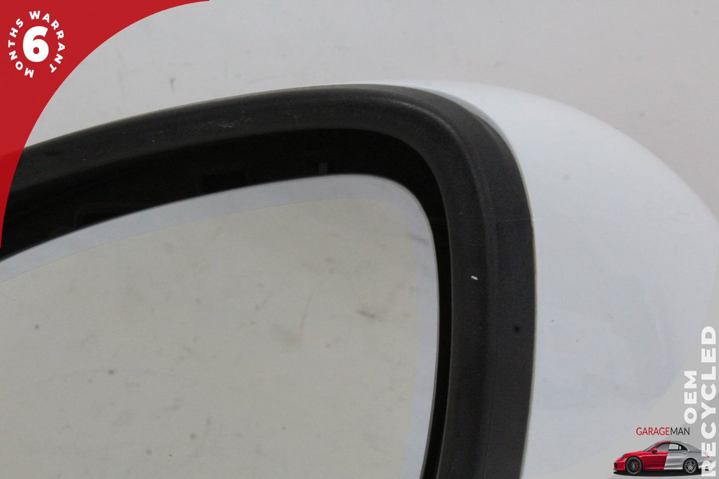 2011-2014 Porsche Cayenne 958 Front Left Side Door Rear View Mirror White OEM