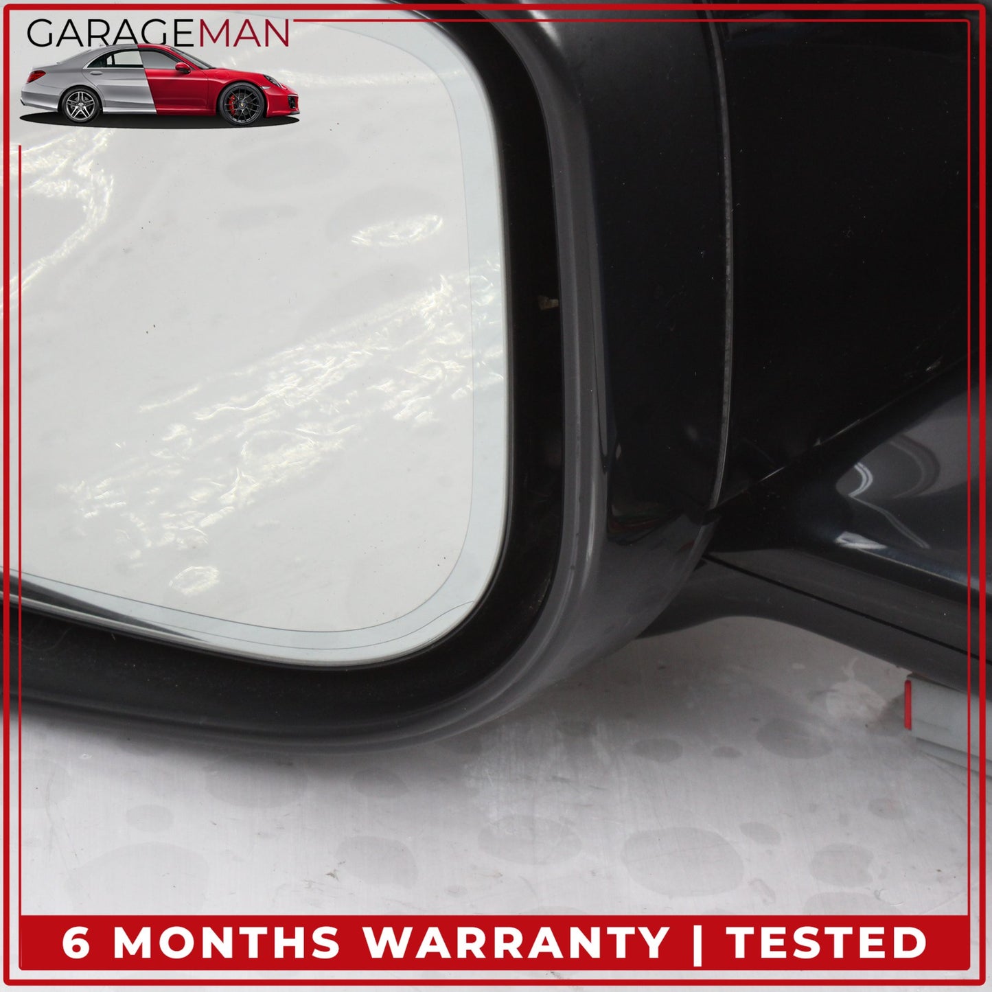2014-2024 Jaguar F-Type X152 Front Left Door Rear View Mirror w/ Blind Spot OEM