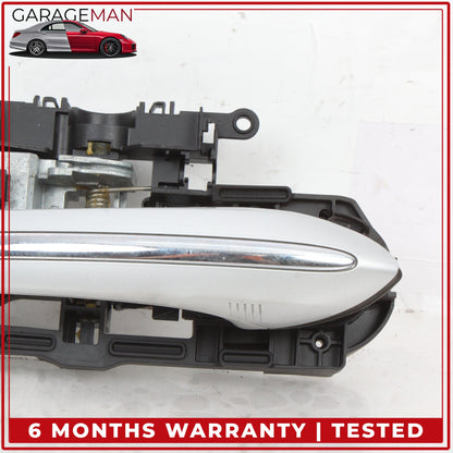 2009-2019 BMW 740i Right Passenger Side Exterior Door Handle Silver Metallic OEM