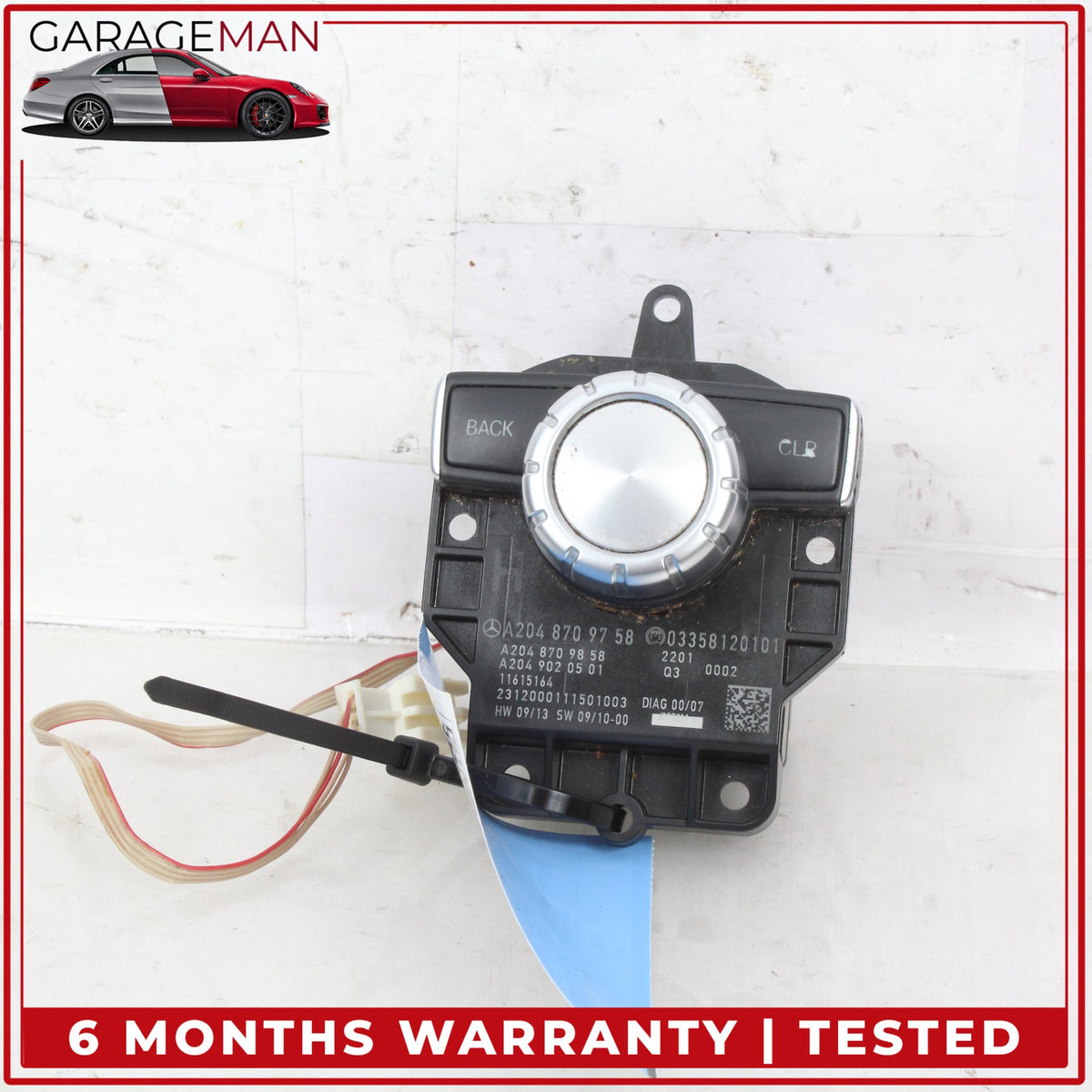 2012-2015 Mercedes C207 E550 C250 Multimedia Knob Control Switch 2048709758 OEM