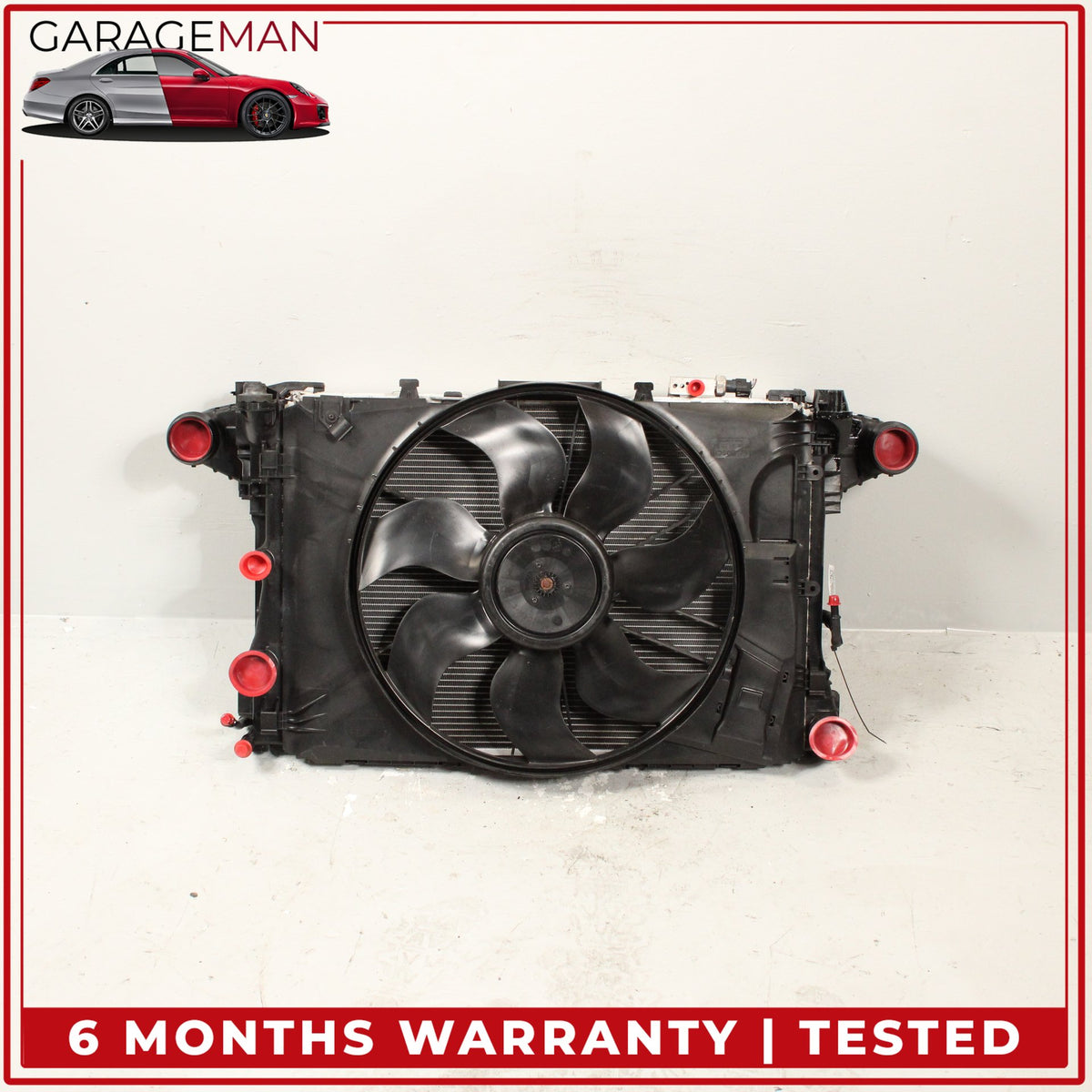 2012-2015 Mercedes W204 C250 Engine Cooling Radiator AC A/C Condenser Assy OEM