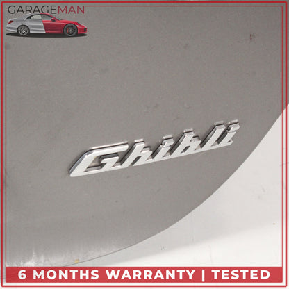 2014-2020 Maserati Ghibli M157 Rear Trunk Lid Panel Assembly Gray Metallic OEM