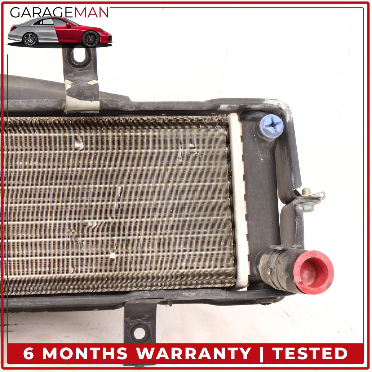 1997-2004 Porsche 911 Carrera Engine Cooling Center Radiator w/ Air Duct OEM
