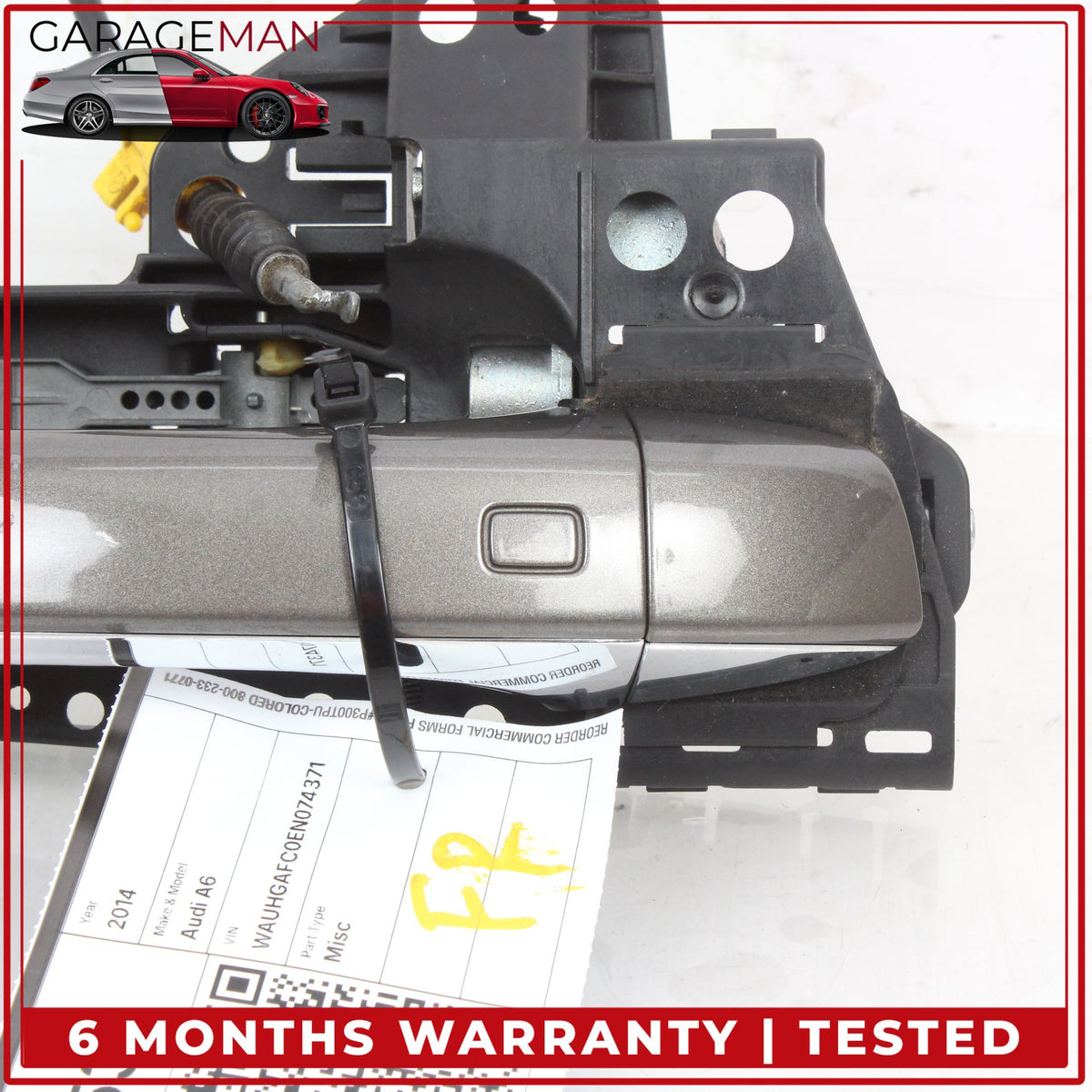 2012-2018 Audi A6 A7 Right Passenger Side Exterior Door Handle 4H0837886 OEM