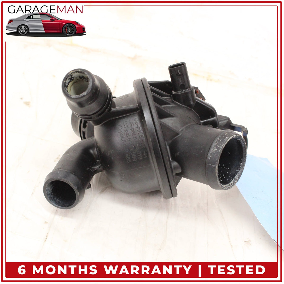 2012-2019 BMW 640i F12 Convertible Engine Coolant Thermostat Housing 6601544 OEM
