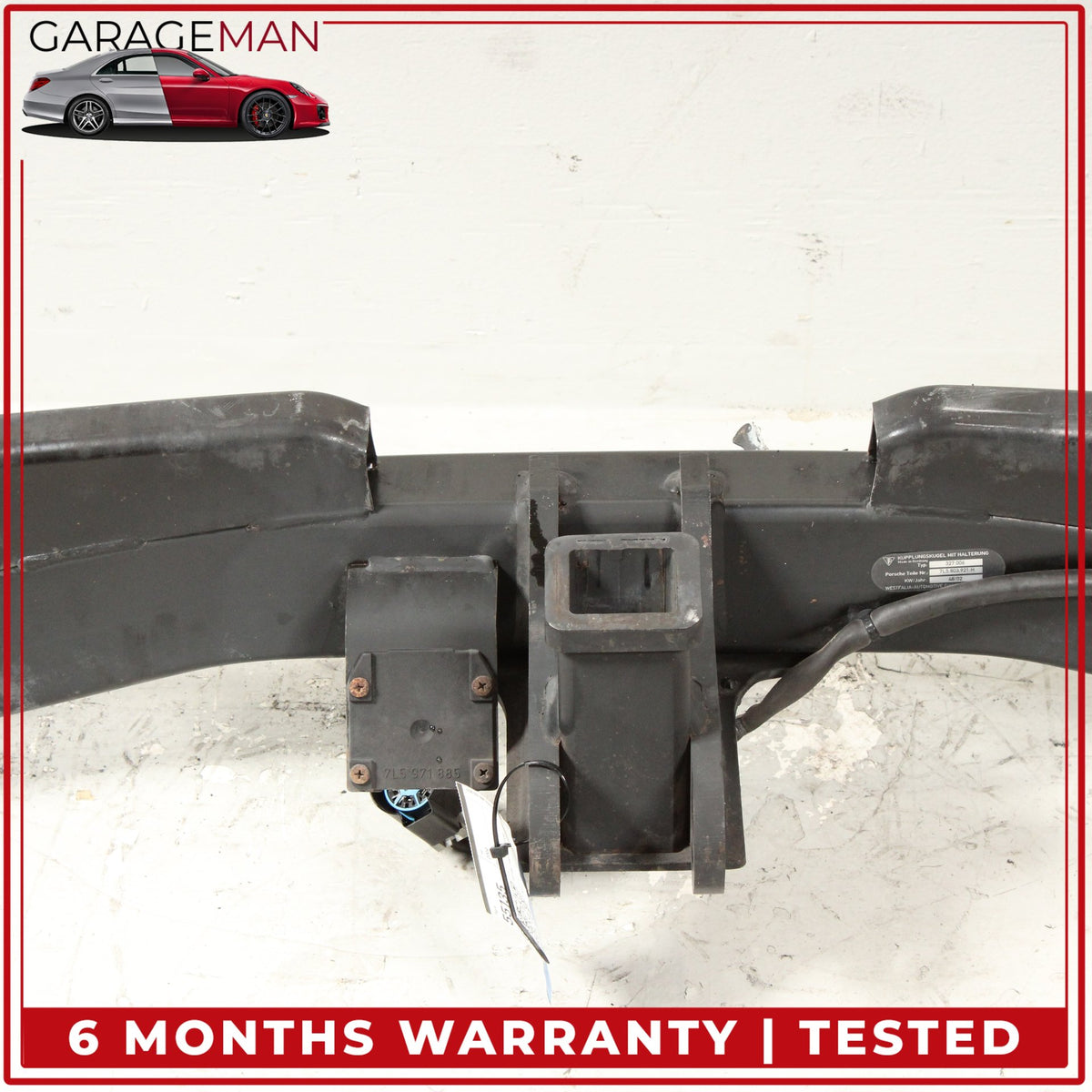 2003-2010 Porsche Cayenne 955/ Touareg Trailer Rear Tow Hitch Reinforcement Bar