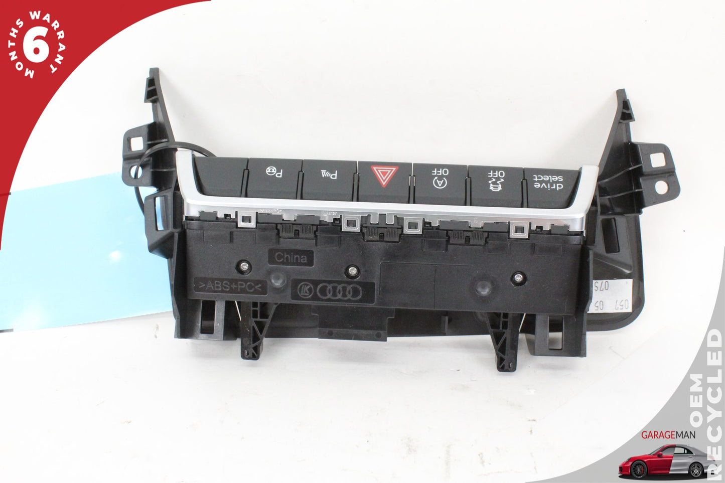 2018-2024 Audi A3 Sedan Hazard Switch Control Panel 8Y0925301 Genuine
