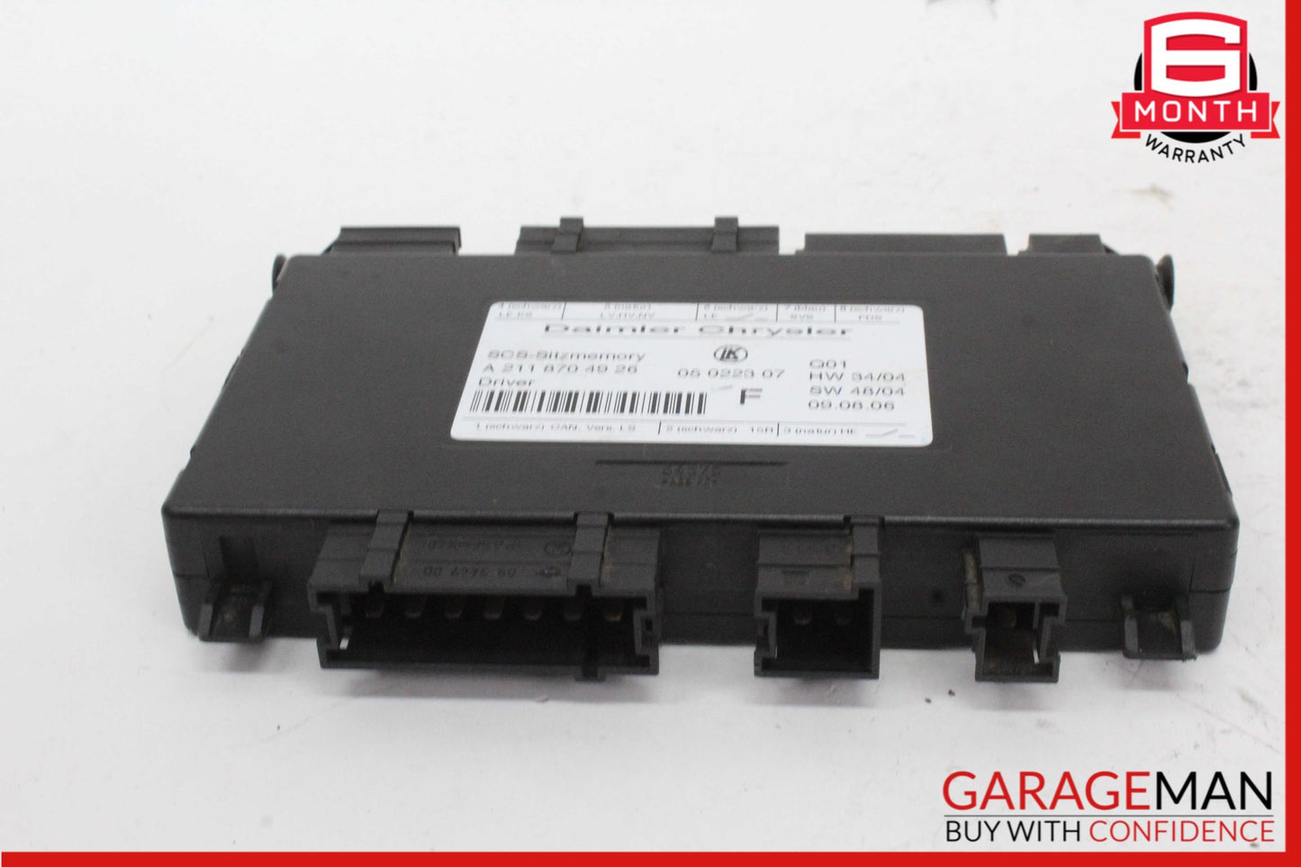 2003-2012 Mercedes W211 E320 CDI Front Left Seat Control Module 2118704926 OEM