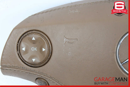 07-10 Mercedes W216 CL550 CL500 S550 Steering Wheel Airbag Air Bag Brown OEM