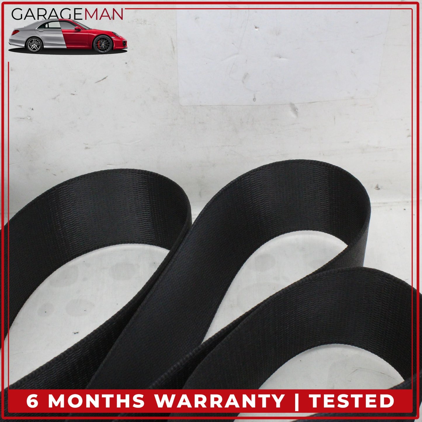 2011-2018 BMW X3 X4 F25 F26 Rear Right Passenger Side Seat Belt Black OEM