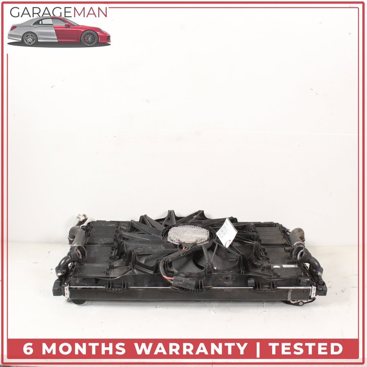 2010-2016 Porsche Panamera 970 Engine Cooling Radiator AC A/C Condenser OEM