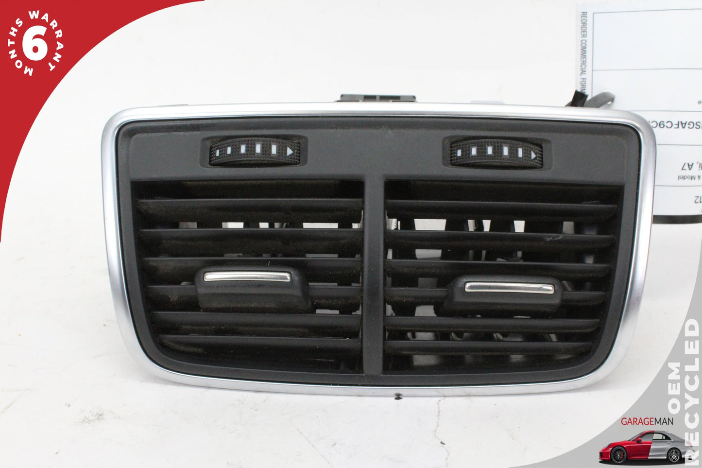 2012-2018 Audi A7 A6 Rear A/C AC Climate Control Dual Air Vent 4G0819203 OEM