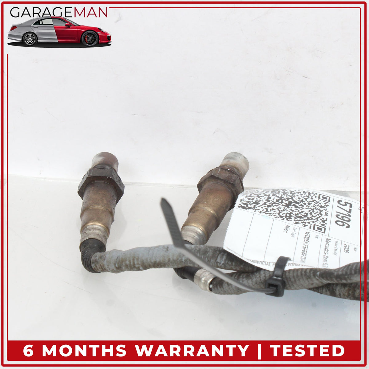 2003-2006 Mercedes R230 SL500 Oxygen O2 Sensor Lambda Set of 2 0015405017 OEM