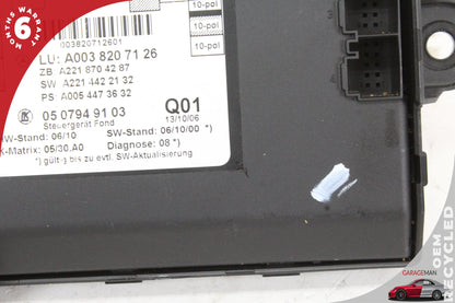 2007-2013 Mercedes W221 S550 Rear Left or Right Door Control Module Unit OEM