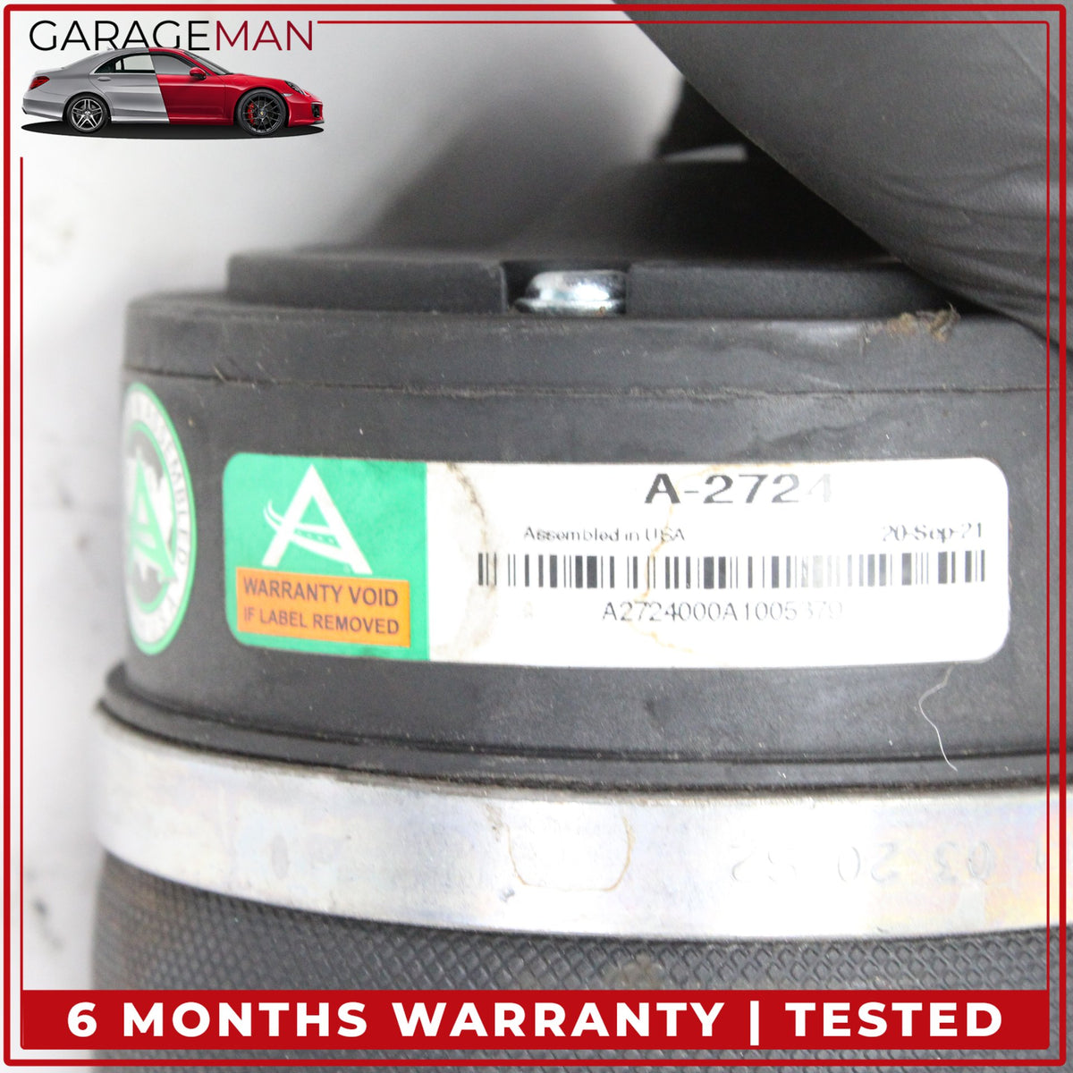 2003-2011 Mercedes W219 CLS550 Rear Left or Right Air Suspension Bag Shock OEM