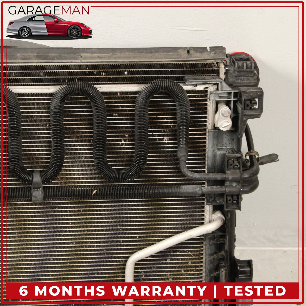 2008-2014 Mercedes W204 C300 Engine Cooling Radiator AC A/C Condenser Assy OEM
