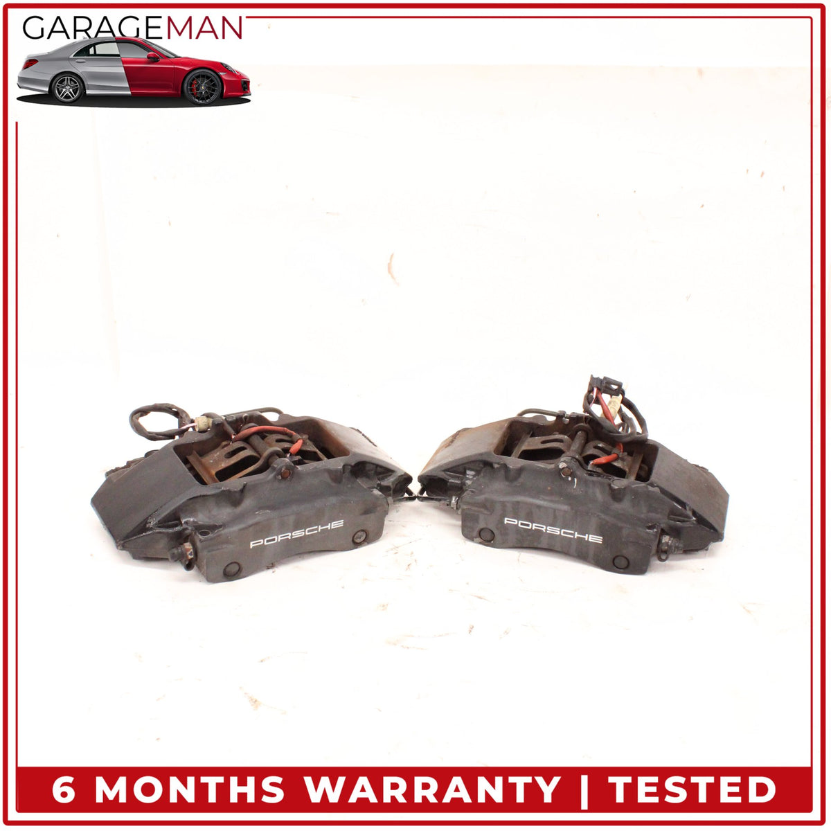 1999-2012 Porsche 911 Carrera 996 Rear Left and Right Side Brake Caliper Set OEM