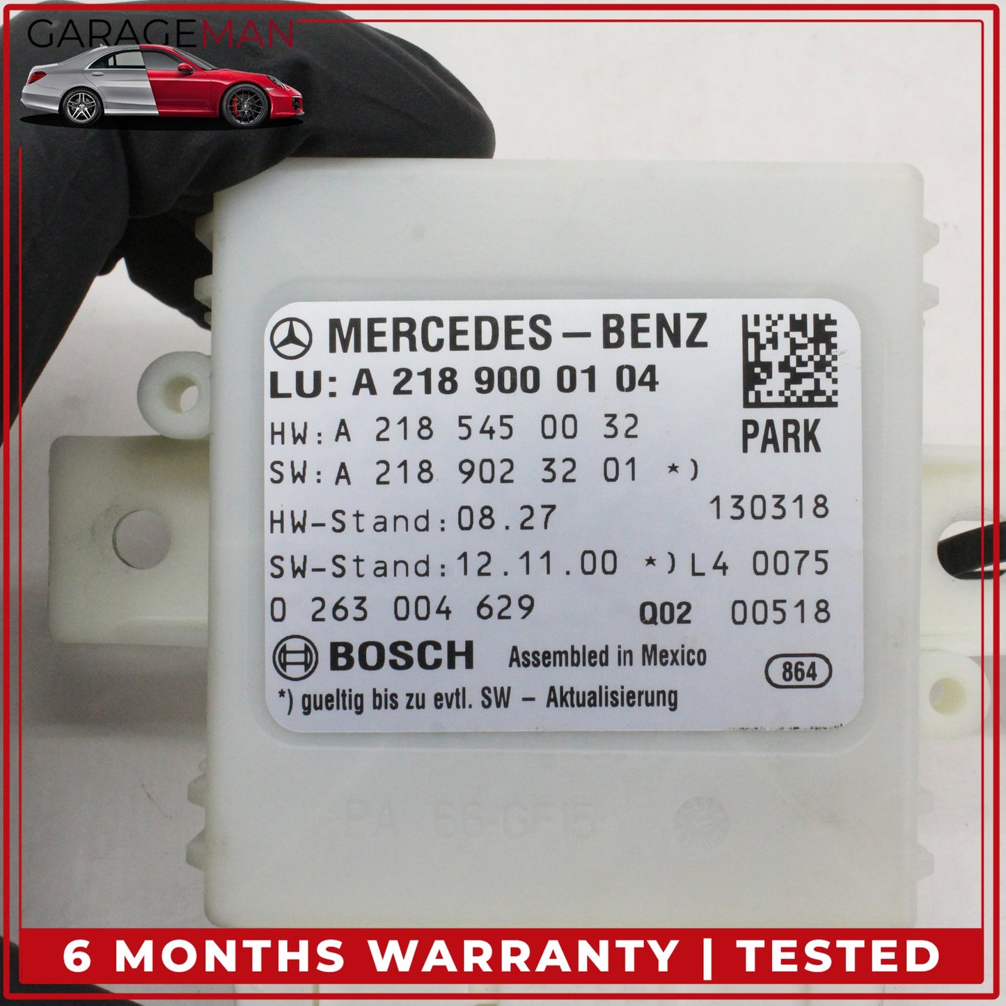 2012-2014 Mercedes W218 CLS550 Parking Distance Control Module 2189000301 OEM