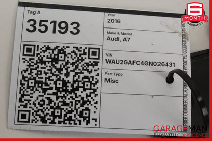2012-2018 Audi A7 Rear Trunk Lid Lock Latch Actuator Striker Plate 4H0827383 OEM