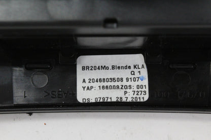 2012-2014 Mercedes C250 W204 AC Climate Control Panel 2049004003 Genuine