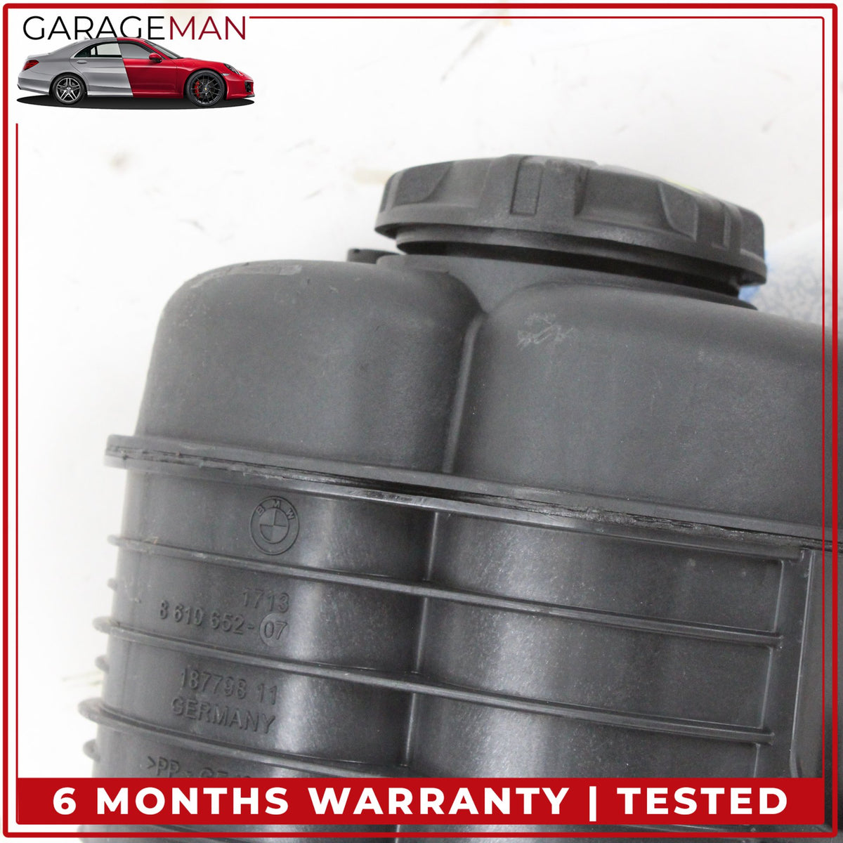 2019-2024 BMW 330i RWD Engine Coolant Reservoir Expansion Tank 8610652 OEM