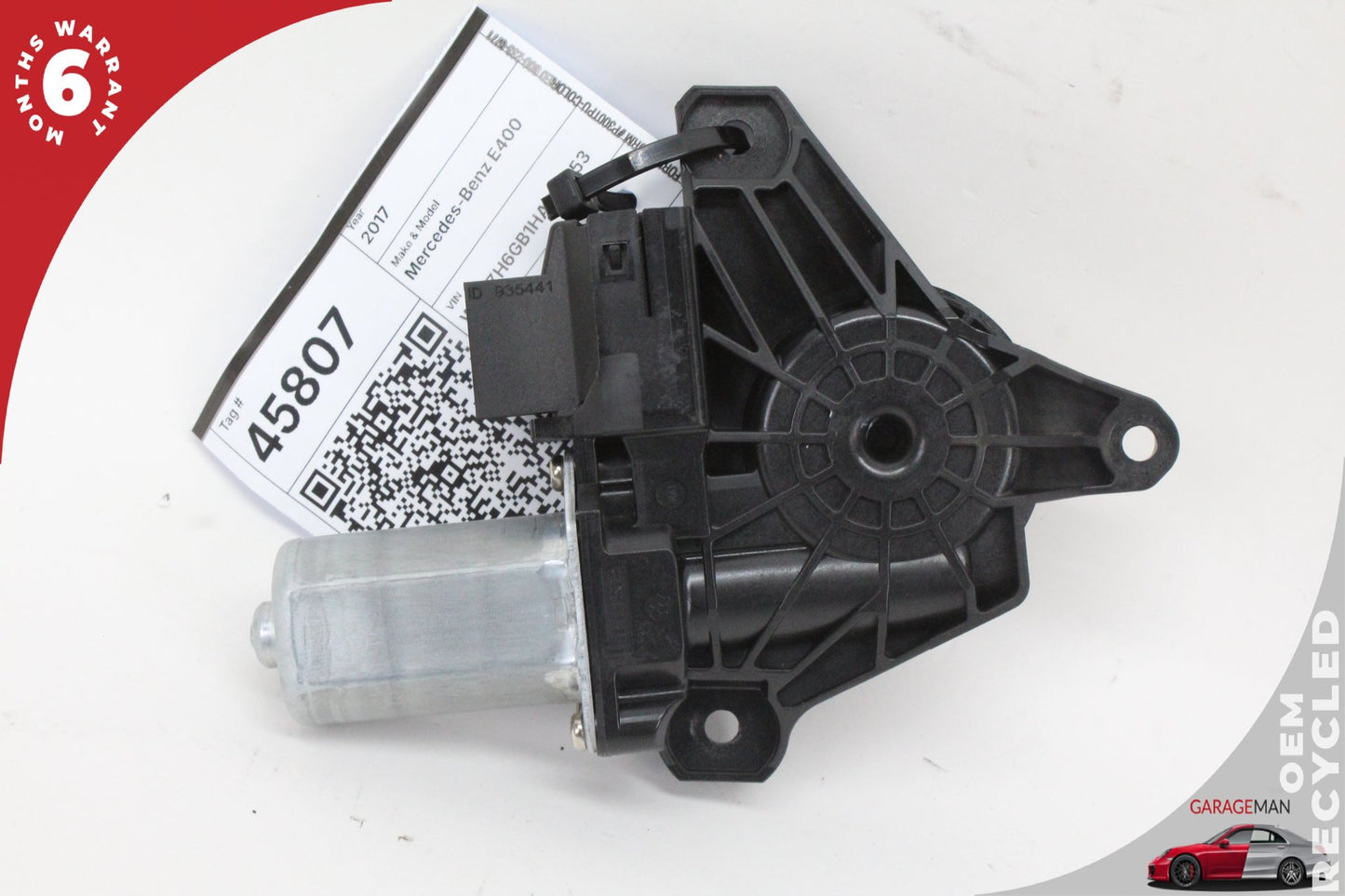 17-19 Mercedes-Benz E400 W213 Wagon Rear Right Window Regulator Motor 2139060602