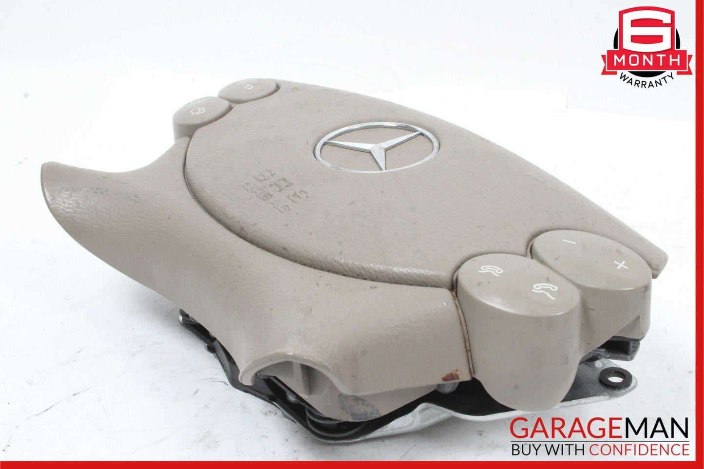 03-12 Mercedes CLK500 E320 CLS500 G55 AMG Steering Wheel Airbag Air Bag Beige
