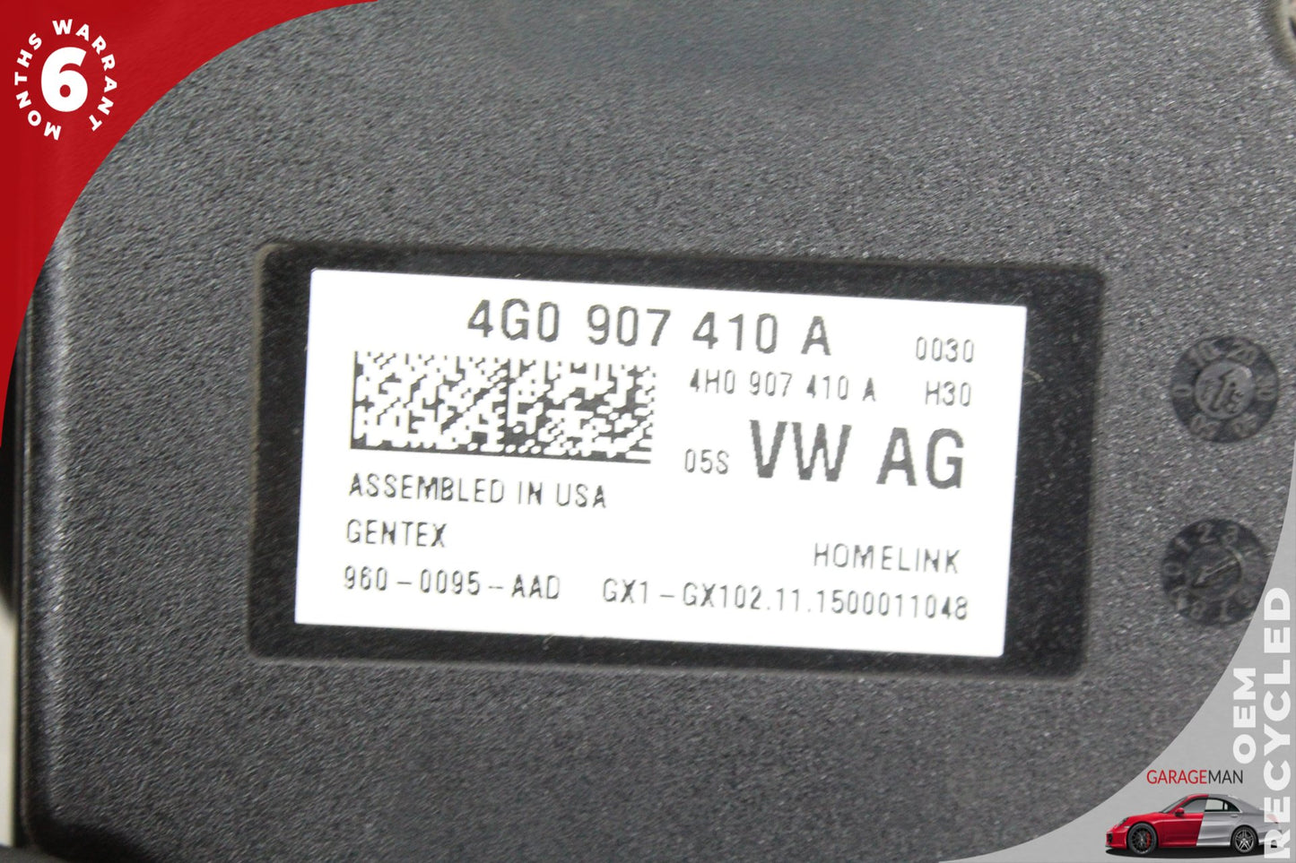 2011-2018 Audi SQ5 8R HomeLink Garage Door Opener Control Module 4G0907410A OEM