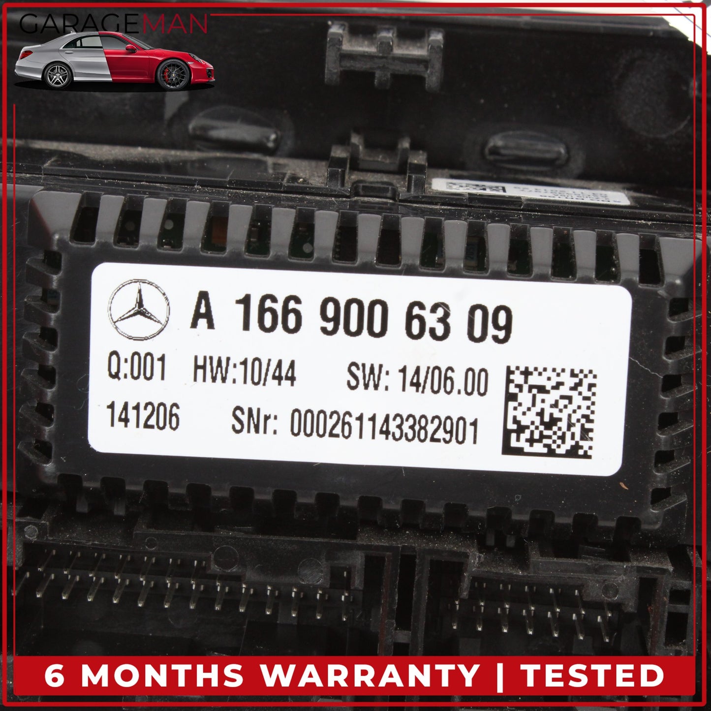 2012-2019 Mercedes W166 ML350 A/C Heater Climate Control Switch 1669006309 OEM