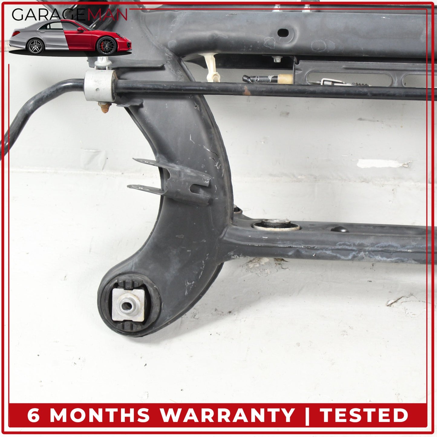 2008-2015 Mercedes W204 C250 Rear Subframe Crossmember w/ Anti Roll Sway Bar OEM