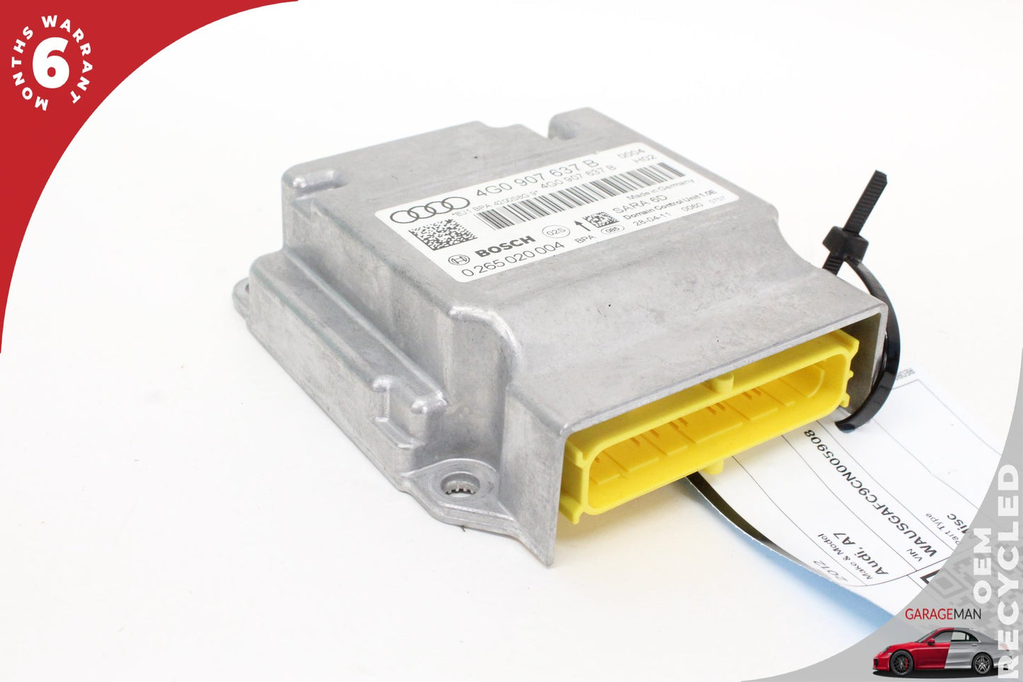 2012-2018 Audi A7 A6 Acceleration Yaw Rate Speed Sensor Module 4G0907637B OEM