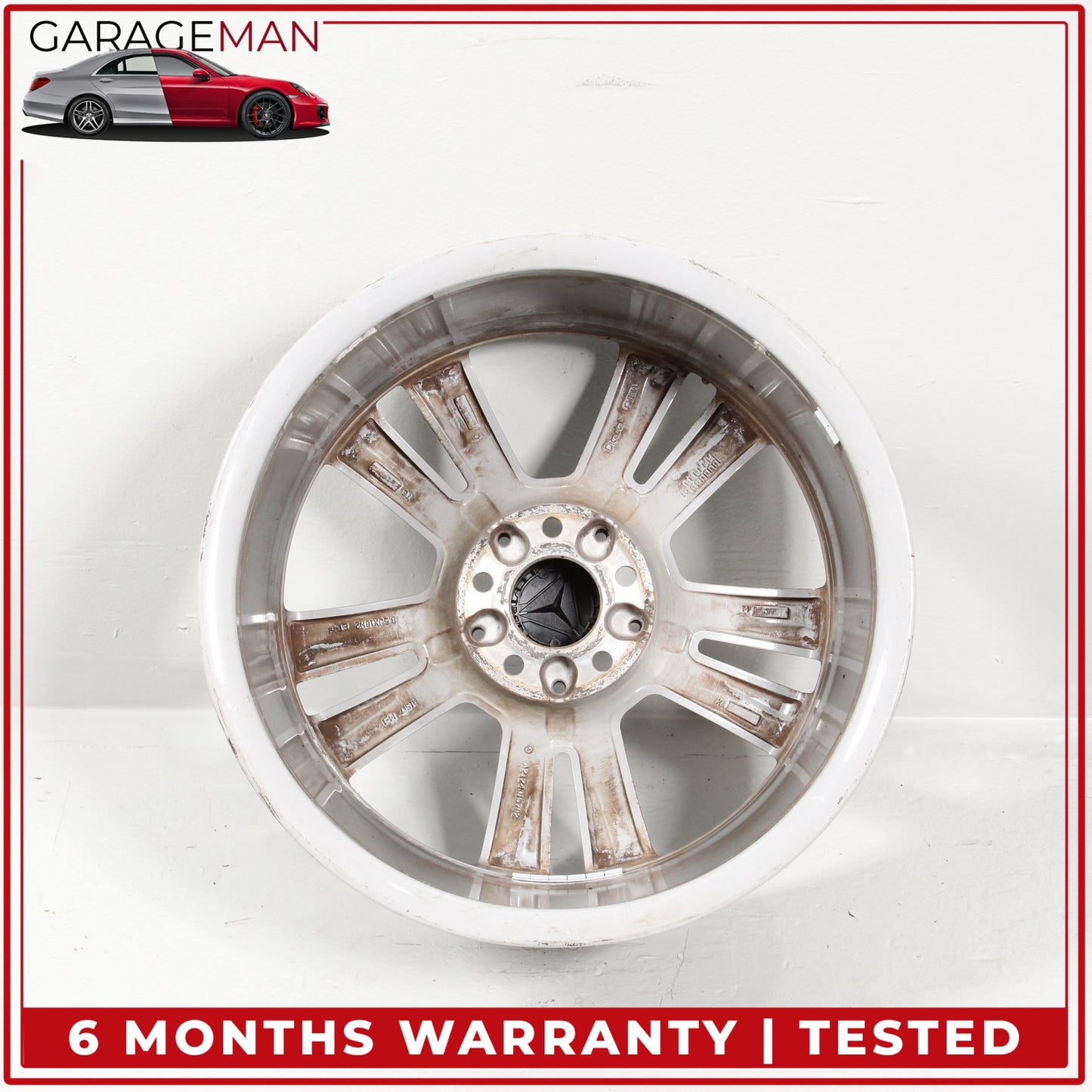 2014-2016 Mercedes W212 E350 Twin 5 Spoke Wheel Rim 8.5JX18H2ET48 2124015702 OEM