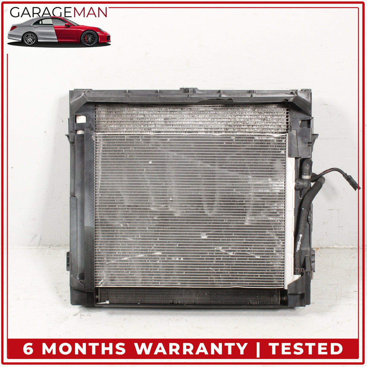 2010-2014 BMW X5 X6 E70 Water Cooling Radiator A/C Condenser Aux Cooler OEM