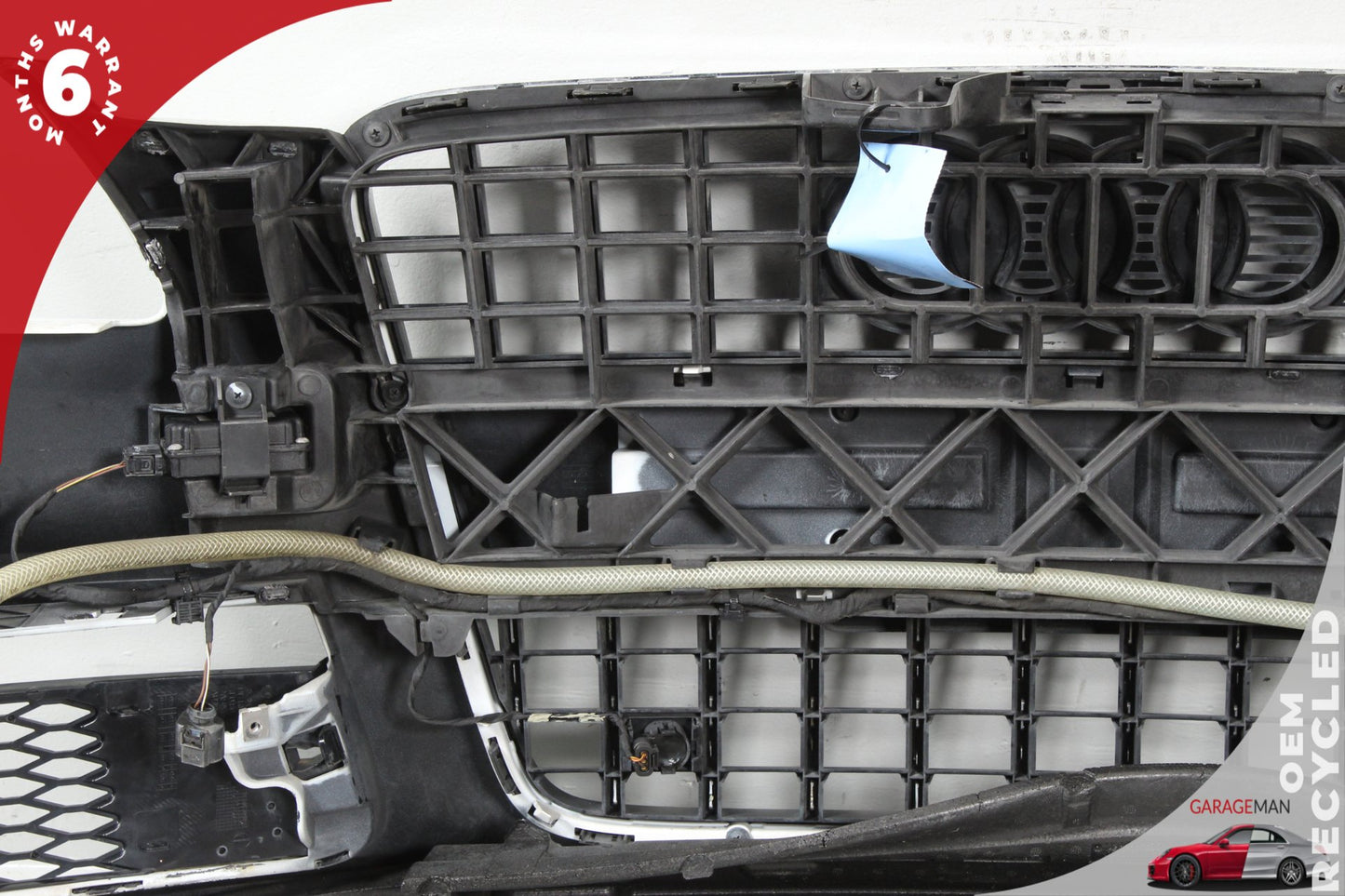 2010-2015 Audi Q7 SUV Front Bumper Cover Aseembly White w/ Grills 4L0807437H OEM