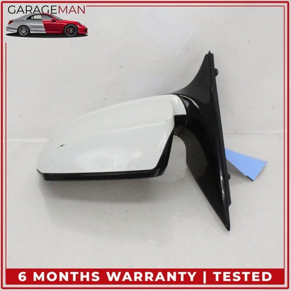 2011-2016 BMW 550i Front Left Driver Side Door Rear View Mirror White OEM