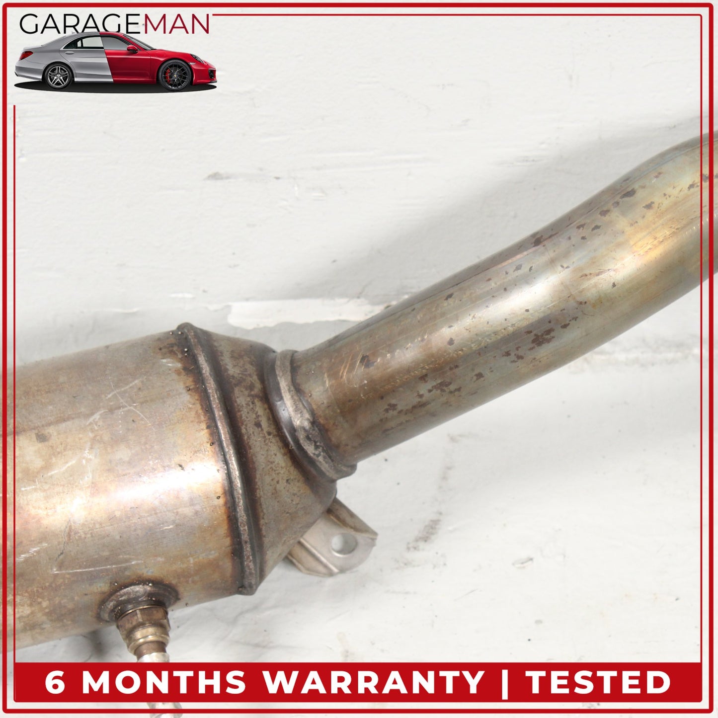 2011-2015 Audi Q7 Right Passenger Side Exhaust Downpipe 7L8254350S OEM