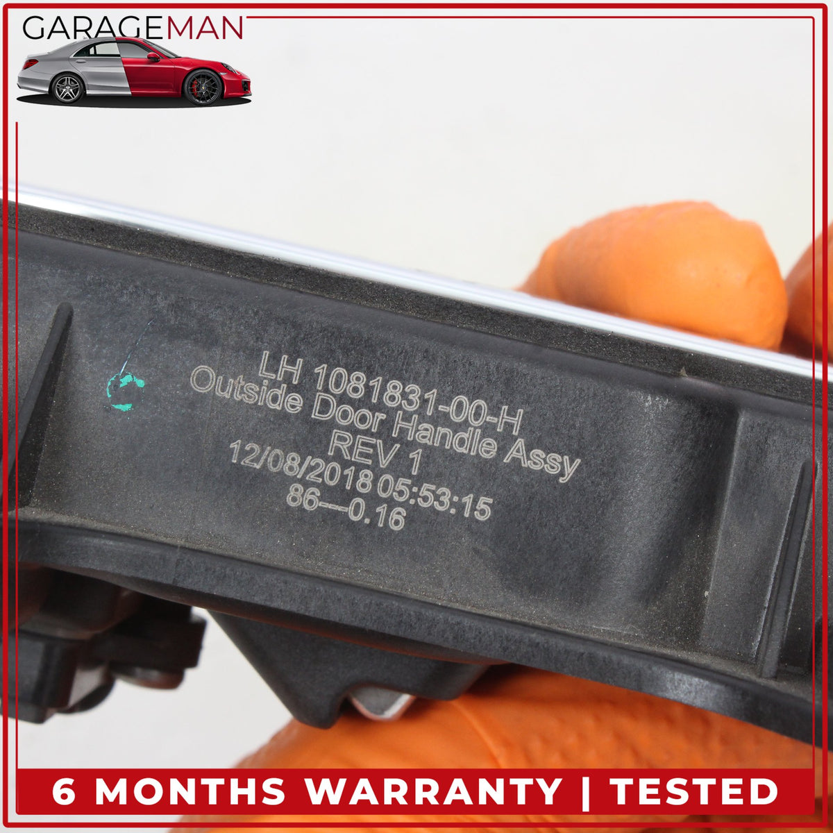 2017-2023 Tesla Model 3 Rear Left Side Exterior Door Handle 108183100H OEM