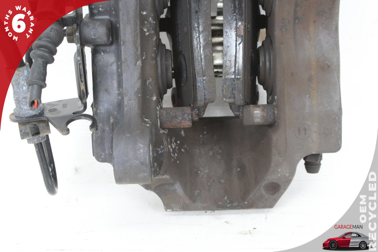 2007-2015 Audi Q7 SUV Rear Left and Right Side Brake Caliper Set Brembo OEM