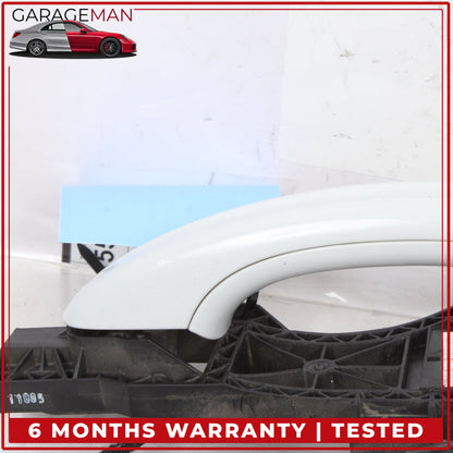 2007-2015 Audi Q7 Front Right Side Exterior Door Handle White Metallic OEM