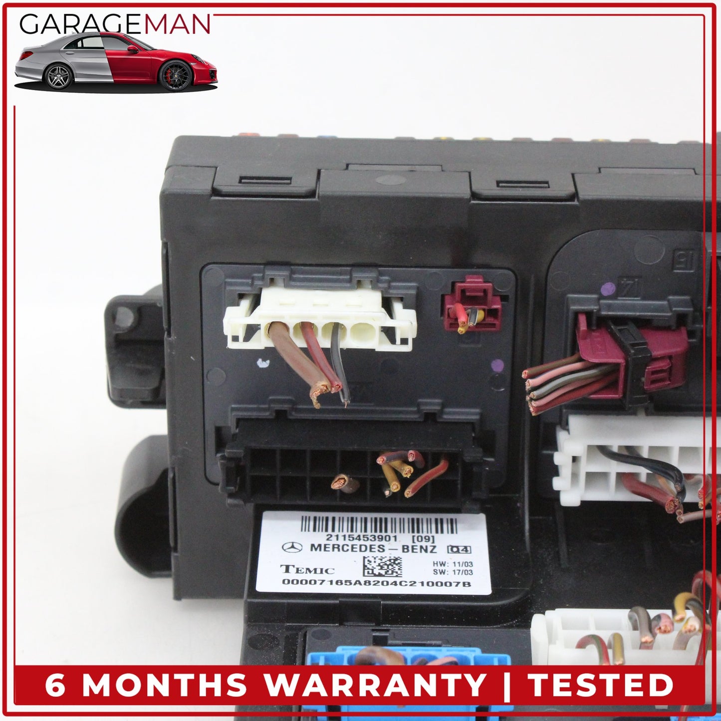 2003-2011 Mercedes W219 CLS500 Front SAM Module Relay Fuse Box 2115453901 OEM