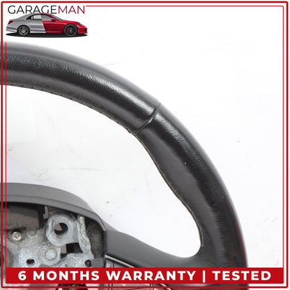 2014-2017 Infiniti Q50 V37 Front Left Heated Steering Wheel Leather Black OEM
