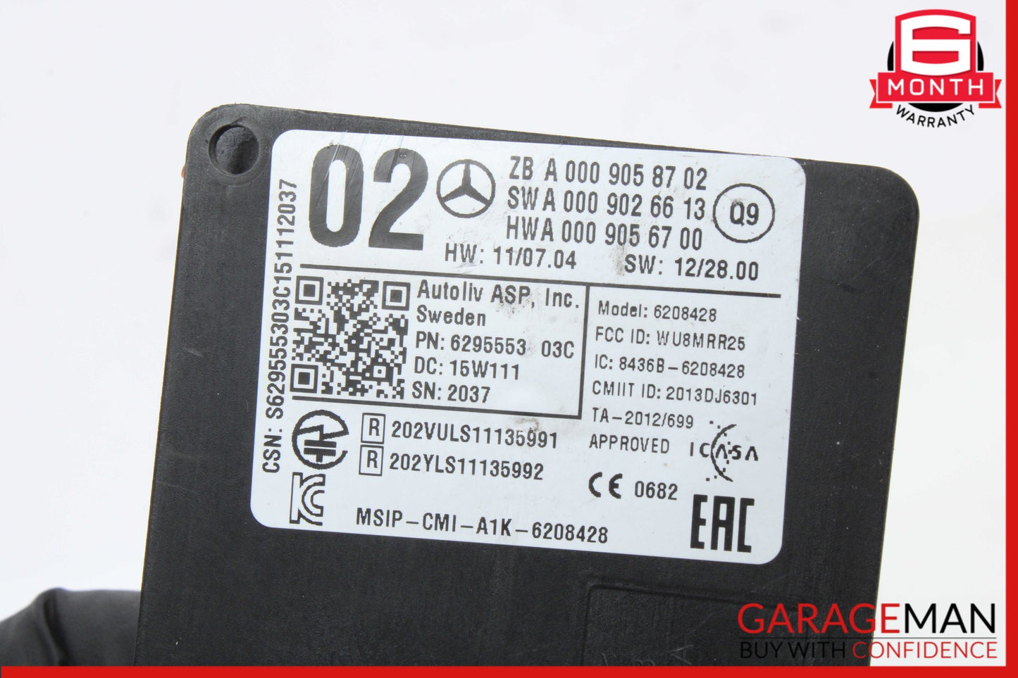 2014-2017 Mercedes W212 E400 Front or Rear Bumper Blind Spot Radar Sensor OEM