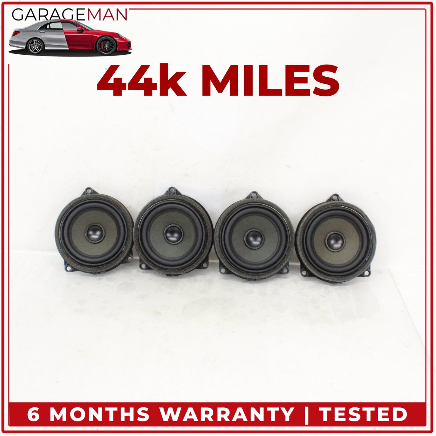 2011-2018 BMW X3 X4 F25 Front and Rear Left and Right Audio Speakers Set OEM
