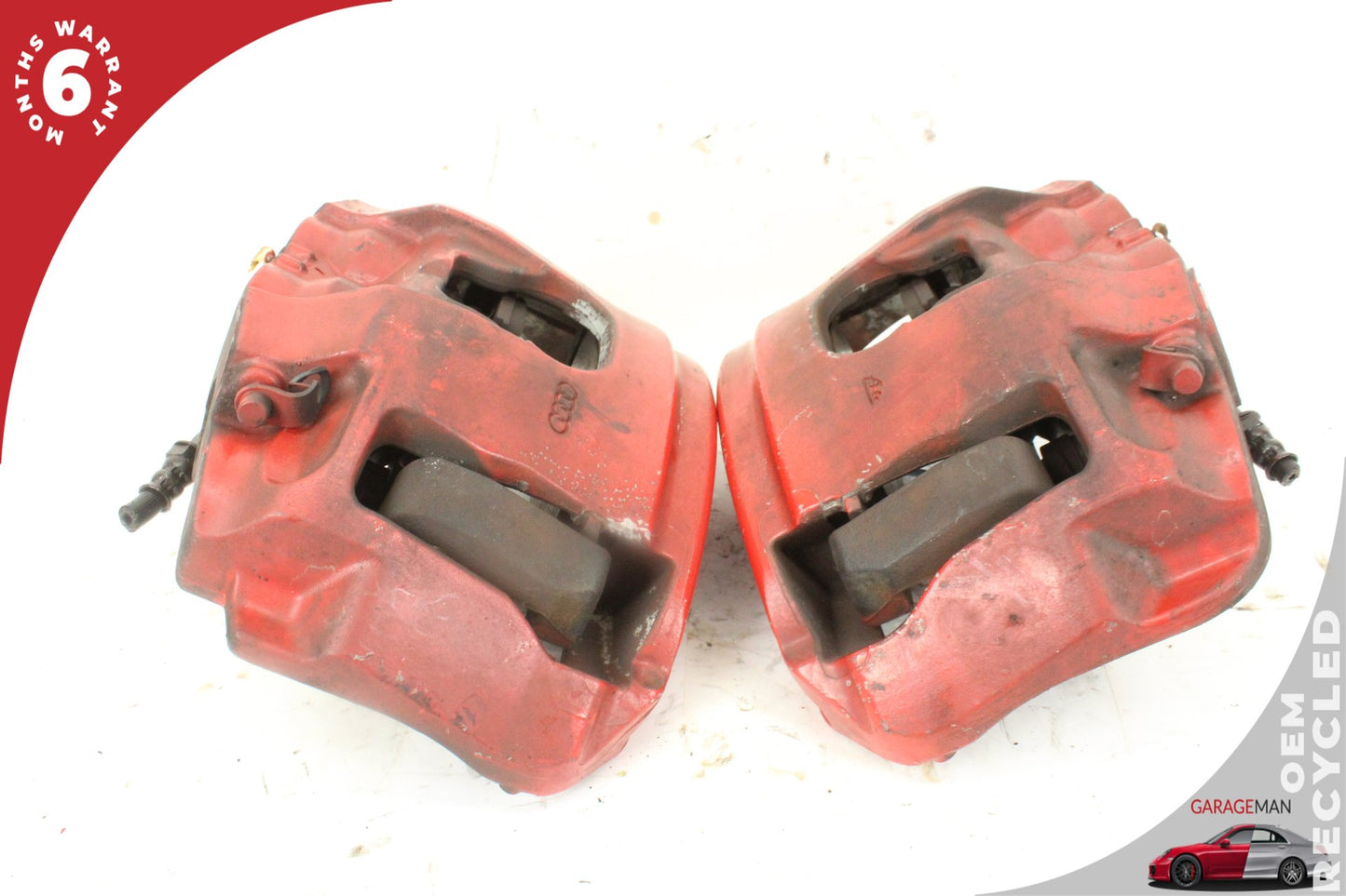 2012-2018 Audi A6 C7 Front Left and Right Side Brake Caliper Set 4G06AC OEM