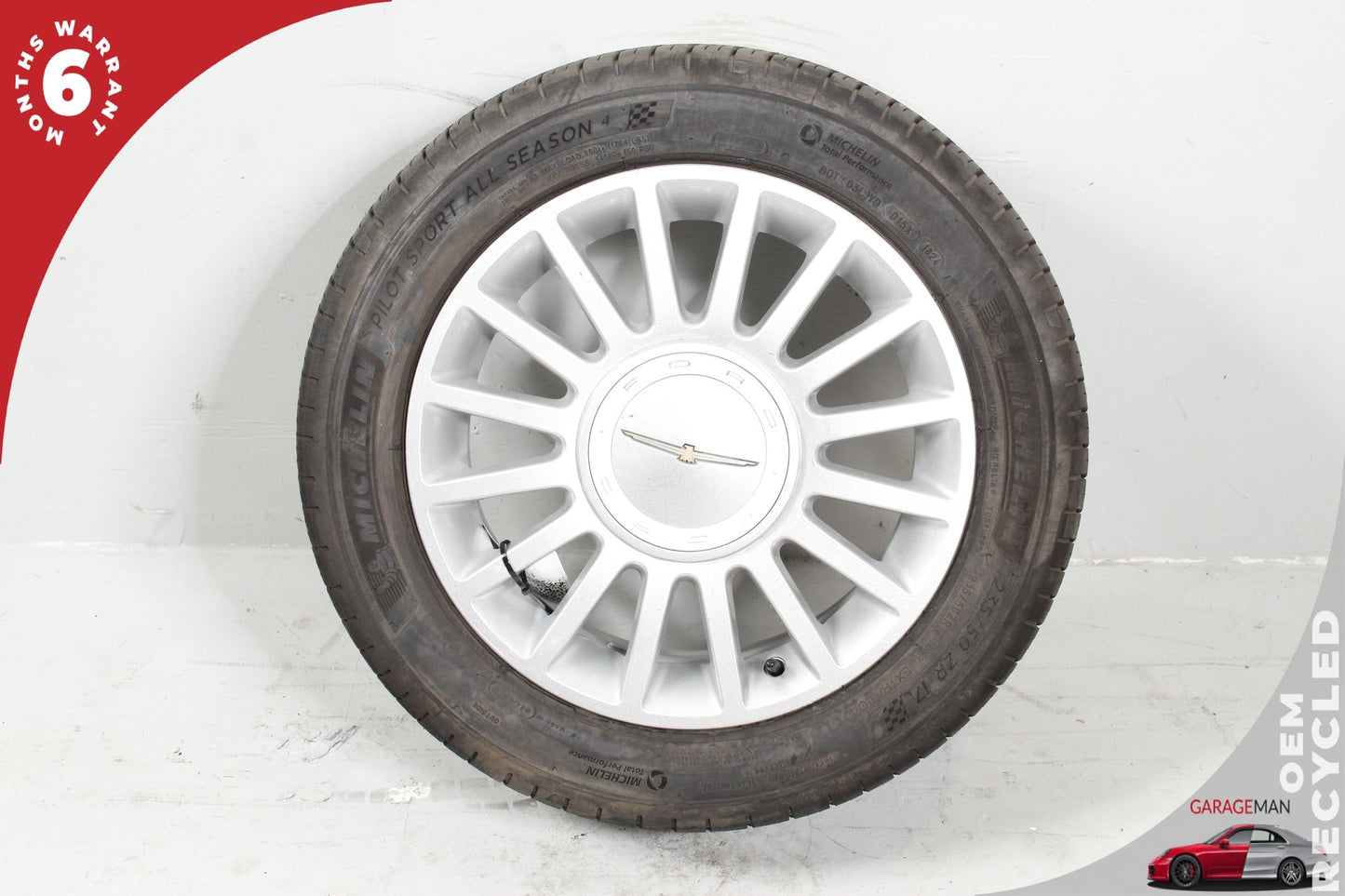 2002-2005 Ford Thunderbird 16 Spoke Wheel Rim w/ Tire 17X7.5JX60 4W631007BC OEM