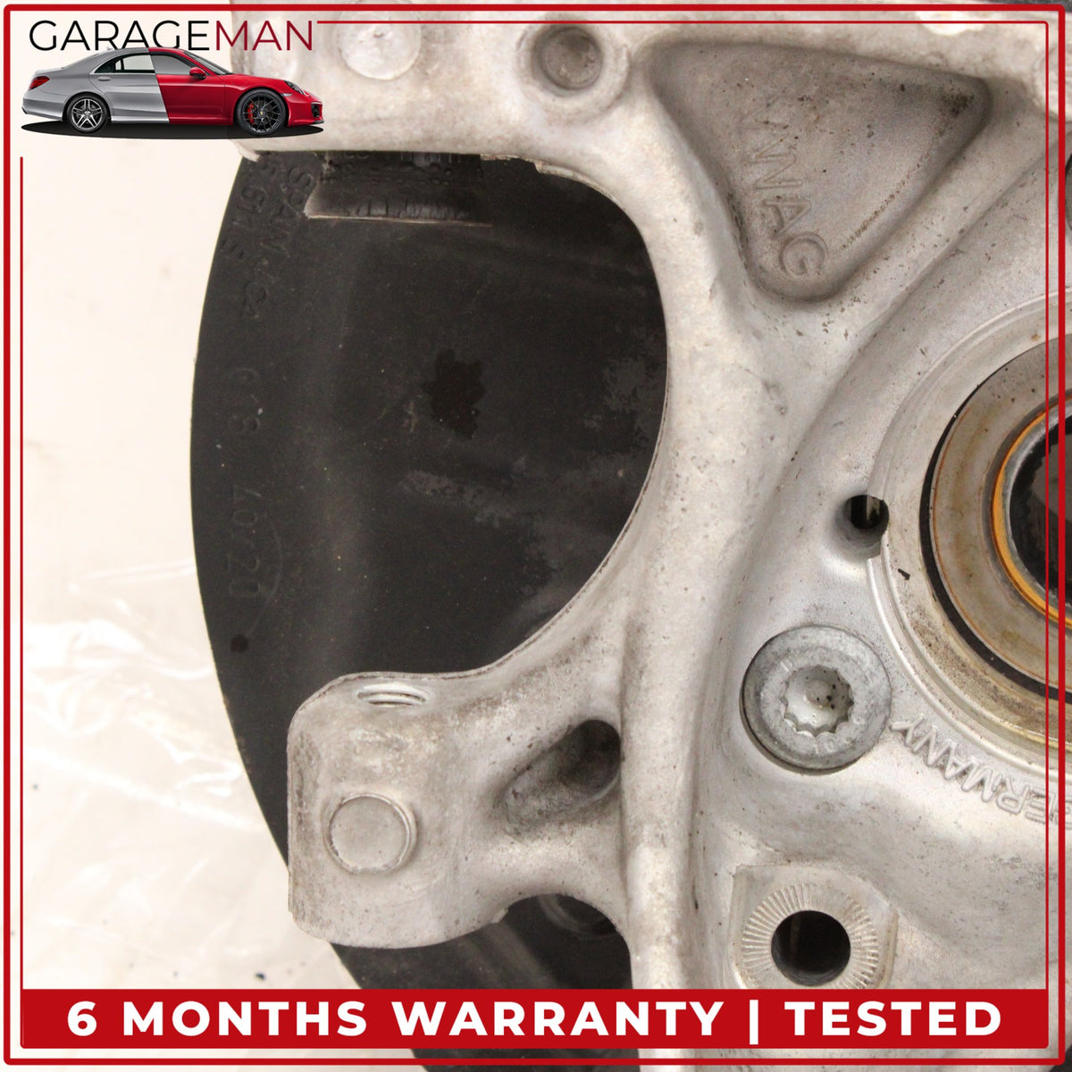 2016-2025 Audi Q3 VW Tiguan Rear Left Spindle Knuckle Wheel Hub Rotor Disc OEM