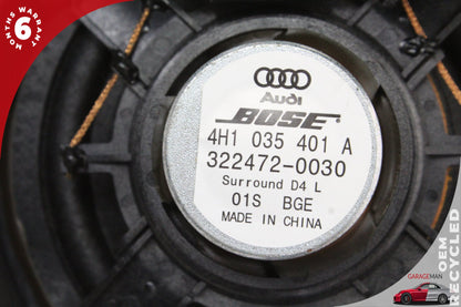 2011-2018 Audi A8 Sedan Rear Left Door Audio Speaker 4H1035401