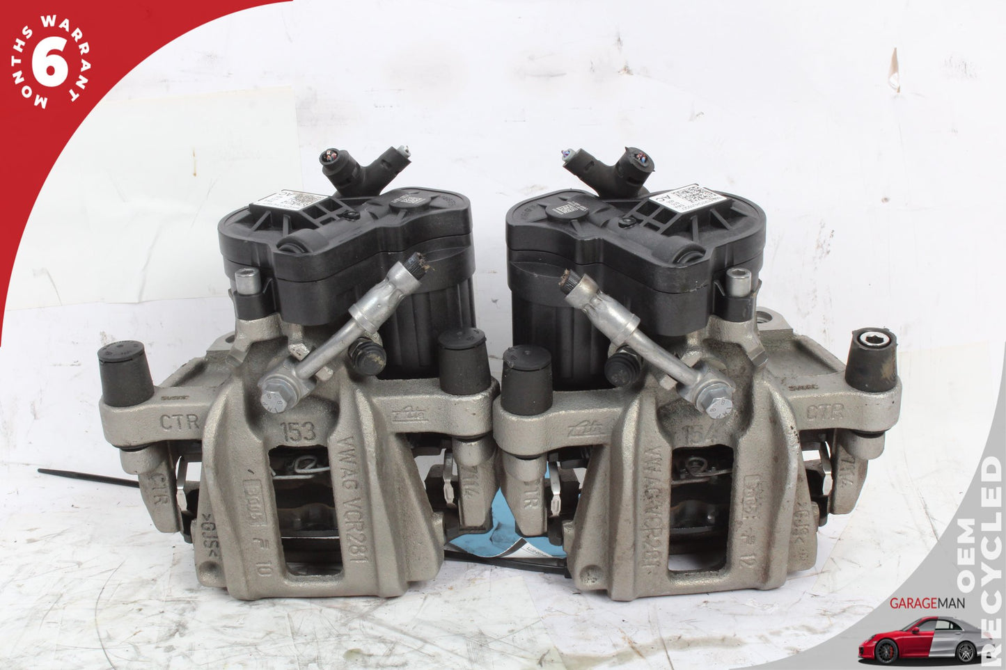 2022-2026 Audi A3 S3 Rear Left and Right Side Brake Caliper Set 5WA615405AC OEM
