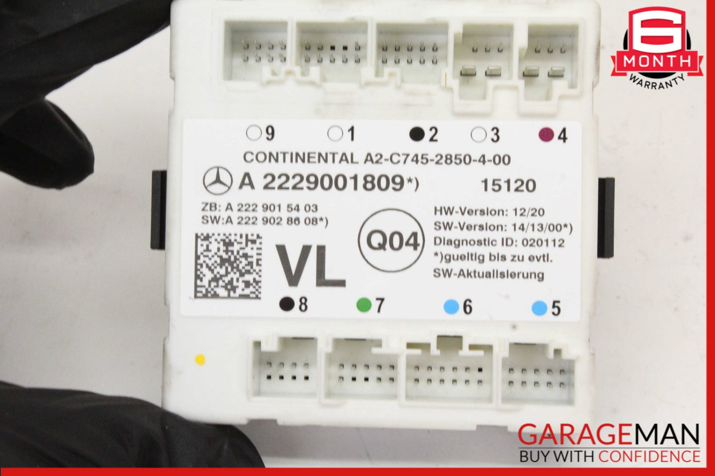 15-23 Mercedes W205 C300 Front Left Side Door Control Module Unit OEM